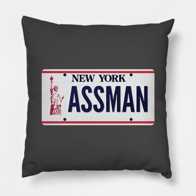 Assman Seinfeld New York Pillow by stayfrostybro