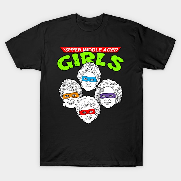 Golden Girls Teenage Mutant Ninja Turtle vintage t-shirt - Limotees