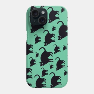 Black Cat Fun Phone Case