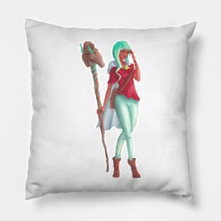 Sky The elephant wizard Pillow