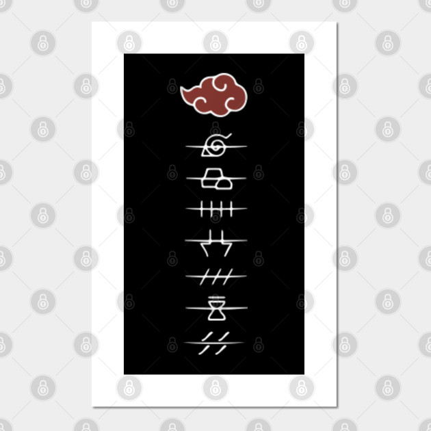 Naruto Akatsuki Naruto Posters And Art Prints Teepublic Uk