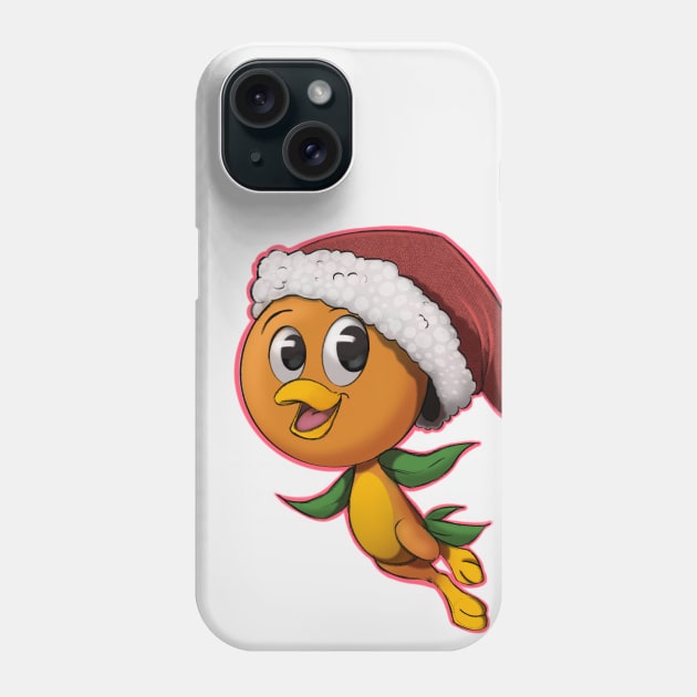 Holiday Orange Bird Phone Case by AttractionsApparel