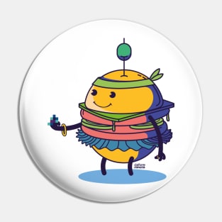 BURGUER TIME Pin