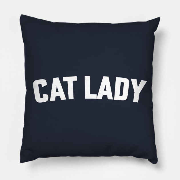 CAT LADY Pillow by LOS ALAMOS PROJECT T