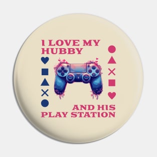 I love my Hubby and his Playstation Pin