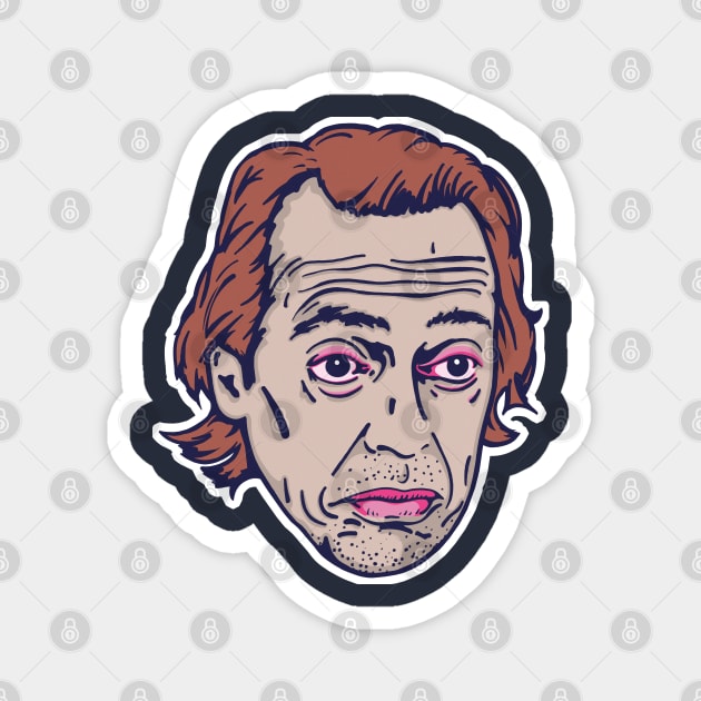 Steve Buscemi - Original Fanart Design Magnet by DankFutura