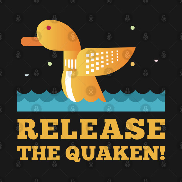 Disover Quack - Release The Quaken - bright - Duck Kraken Pun - T-Shirt