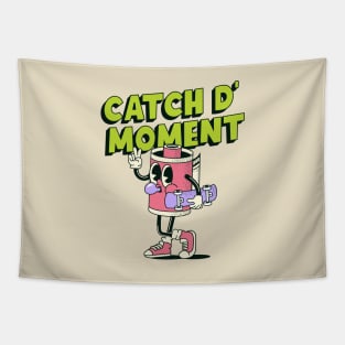 Catch The Moment T-Shirt Beige Tapestry