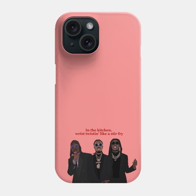 wrist twistin' like a stir fry Phone Case by SunnyAngst