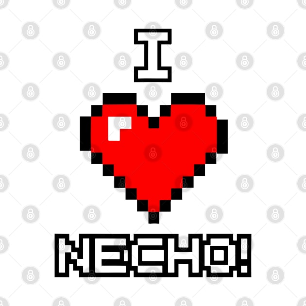 I Love Necho System 8 Bit Heart by LEGO