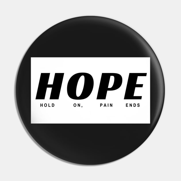 HOPE Recovery Design Pin by Mysobercompass