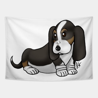 Dog - Basset Hound - Black and Tan Tapestry