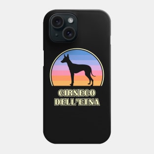 Cirneco dell'Etna Vintage Sunset Dog Phone Case