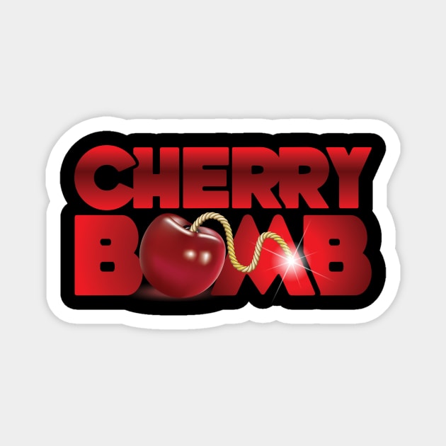 Cherry Bomb Magnet by FAKE NEWZ DESIGNS