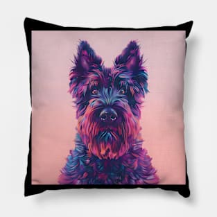 Bouvier des Flandres in 70's Pillow