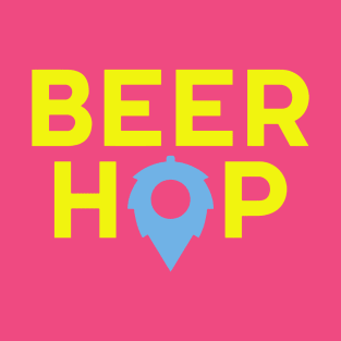 Beer Hop Yellow & Blue T-Shirt