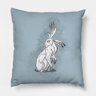 Jackalope Pillow