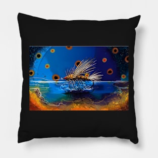 Brown Trout, Summer Evening Dreams Art Print Pillow