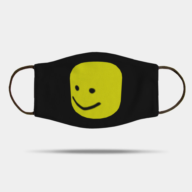 Roblox Big Head Noob Gamer Gift Roblox Mask Teepublic Uk - bighead in a bag roblox