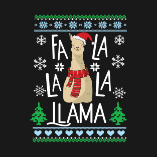 Fa La La La Llama T-Shirt