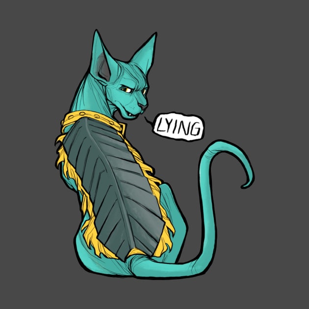 Lying Cat 01 by AjaMajor 