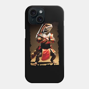 Bearded dragons Karate Funny lizard Lover Phone Case