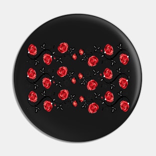 Roses  pattern Pin