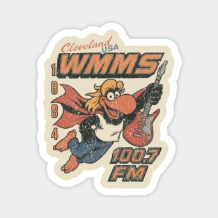 Vintage WMMS Cleveland / 80s Rock Radio Station Magnet