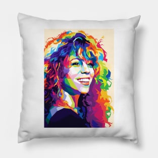 Mariah Carey Wpap Pop Art Pillow