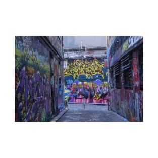 Street Art at Hosier Lane, Melbourne, Victoria, Australia T-Shirt