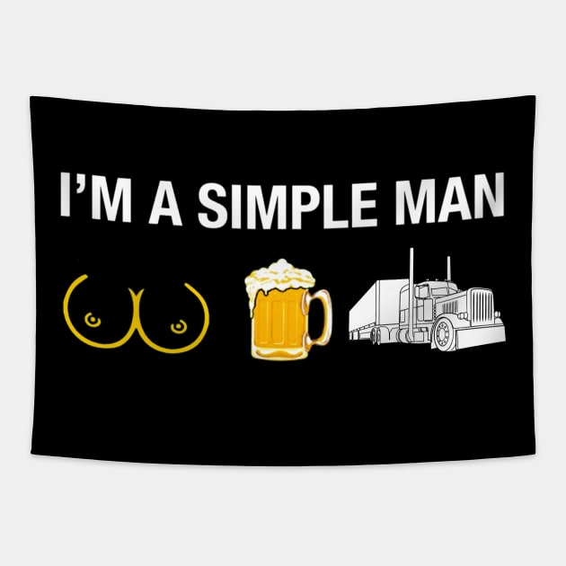 I'm a simple man Tapestry by kenjones