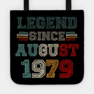 44 Years Old Legend Since August 1979 44th Birthday Tote