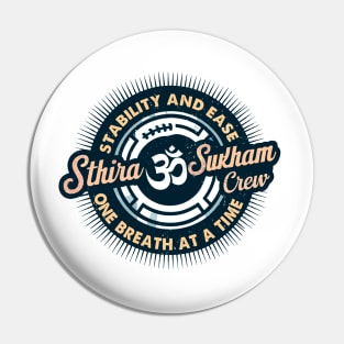 Sthira-Sukham Asanam / Yoga Shirt Pin