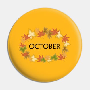 OCTOBER Pin