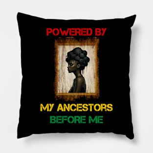 Black History Month Powerful Black Women Pillow