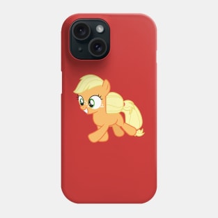 Excited filly Applejack Phone Case