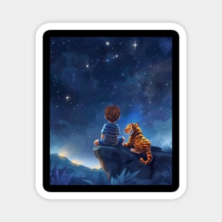 Calvin and Hobbes Themes Magnet