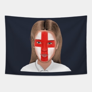 England Flag English Football Fan Tapestry