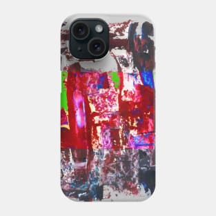 Abstract painting collage Phone Case