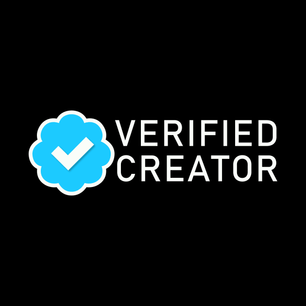 Content Creator Verified Blue Check by Ketchup