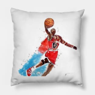 Jordan Abstract Watercolor Pillow