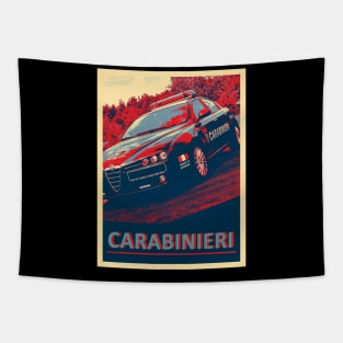 Carabinieri, police car Tapestry