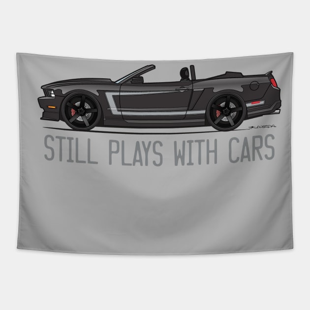 Still Pays With Cars-Black Tapestry by JRCustoms44