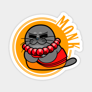 Adventure Seal - Monk Magnet