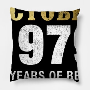 Made in October 1979 40 Years Of Being Awesome Pillow