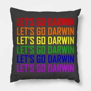 Let's Go Darwin. Pillow