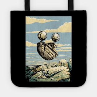 The flying ship to nowhere Tote