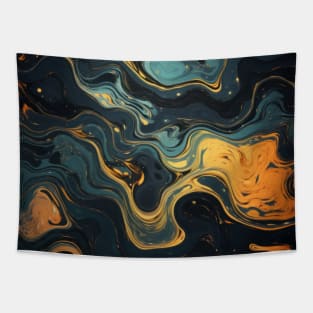 Stylized Liquid Stone Surface Tapestry