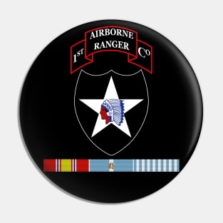 1st Ranger Infantry Co - 2nd ID SSI w KOREA SVC X 300 Pin