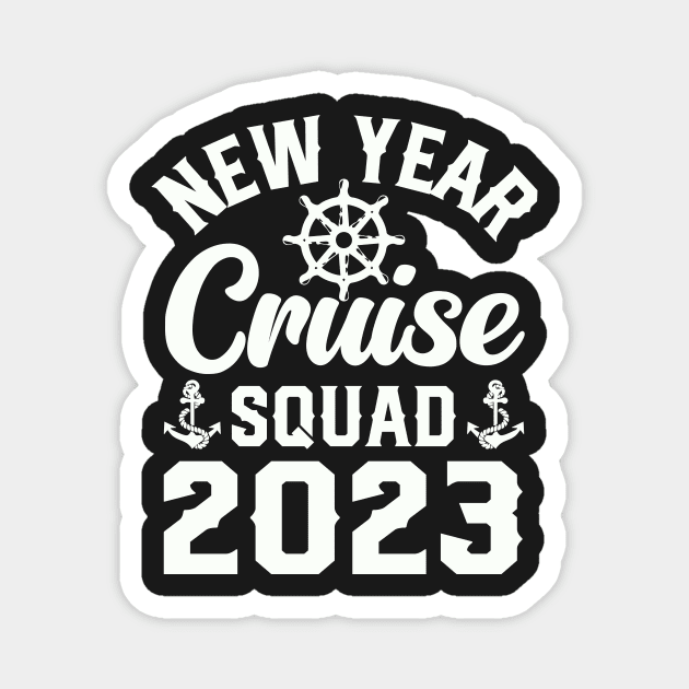 Cruise Squad New Year Magnet by GrafDot